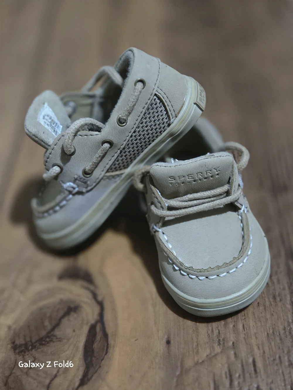 Sperry Kids Tan Leather Moccasin Boat Shoes